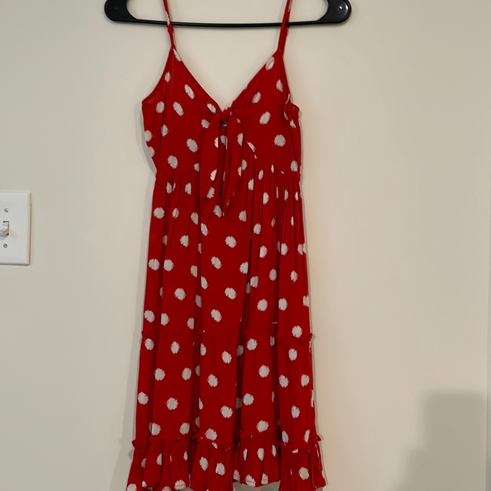 Red and White Sun Dress